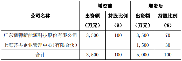 猛狮科技斥资1亿设立上海子公司，聚焦新能源汽车整车技术开发与试制